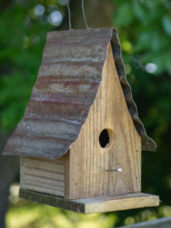 Cottage Rustic Birdhouse (SM42) for wholesale by Flying Heart Threads