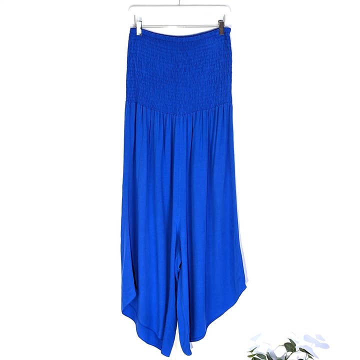 Viscose bandeau jumpsuit with slightly tapered legs (M-L) for wholesale by Tempest Designs