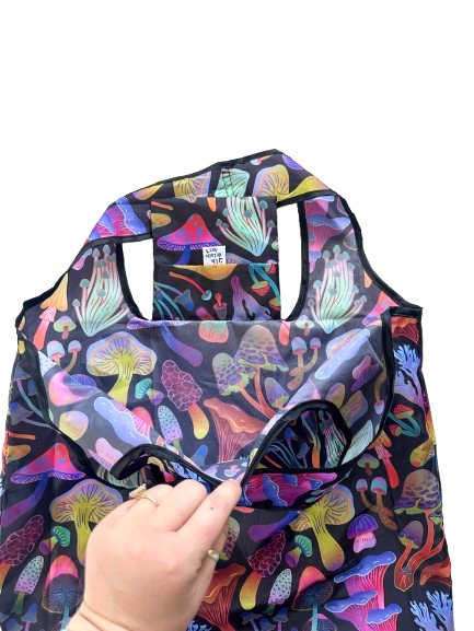 liadelyonart - Wholesale Grocery/Shopping Bag - Funky Mushroom Reusable Tote Bag9