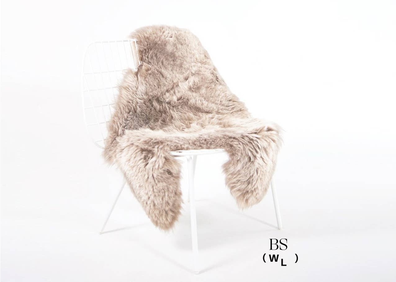 Black Sheep (White Light) - Wholesale Area Rug - Shorn Nude Icelandic Sheepskin Throw Rug5