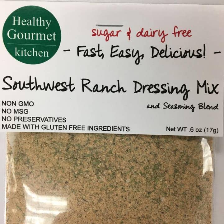 Healthy Gourmet Kitchen - Wholesale Dip - Southwest Ranch Dressing and Dip Mix0