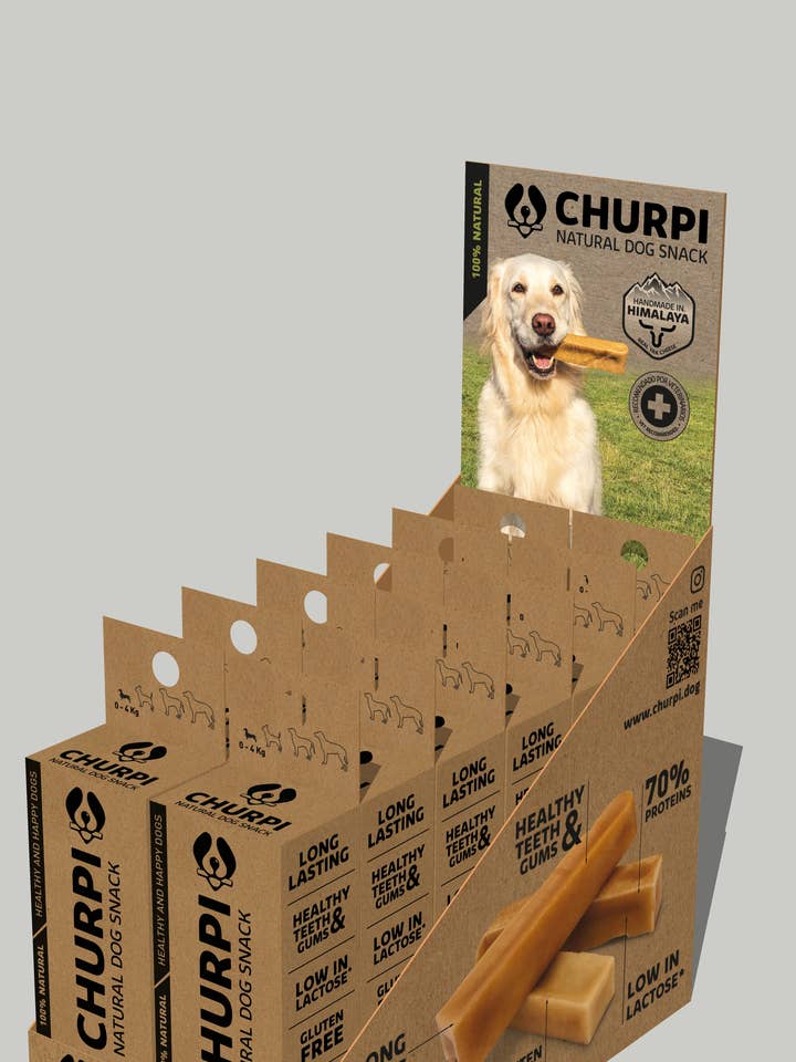 BOX S CHURPI snacks de leche de yak para perros para venta al por mayor de CHURPI