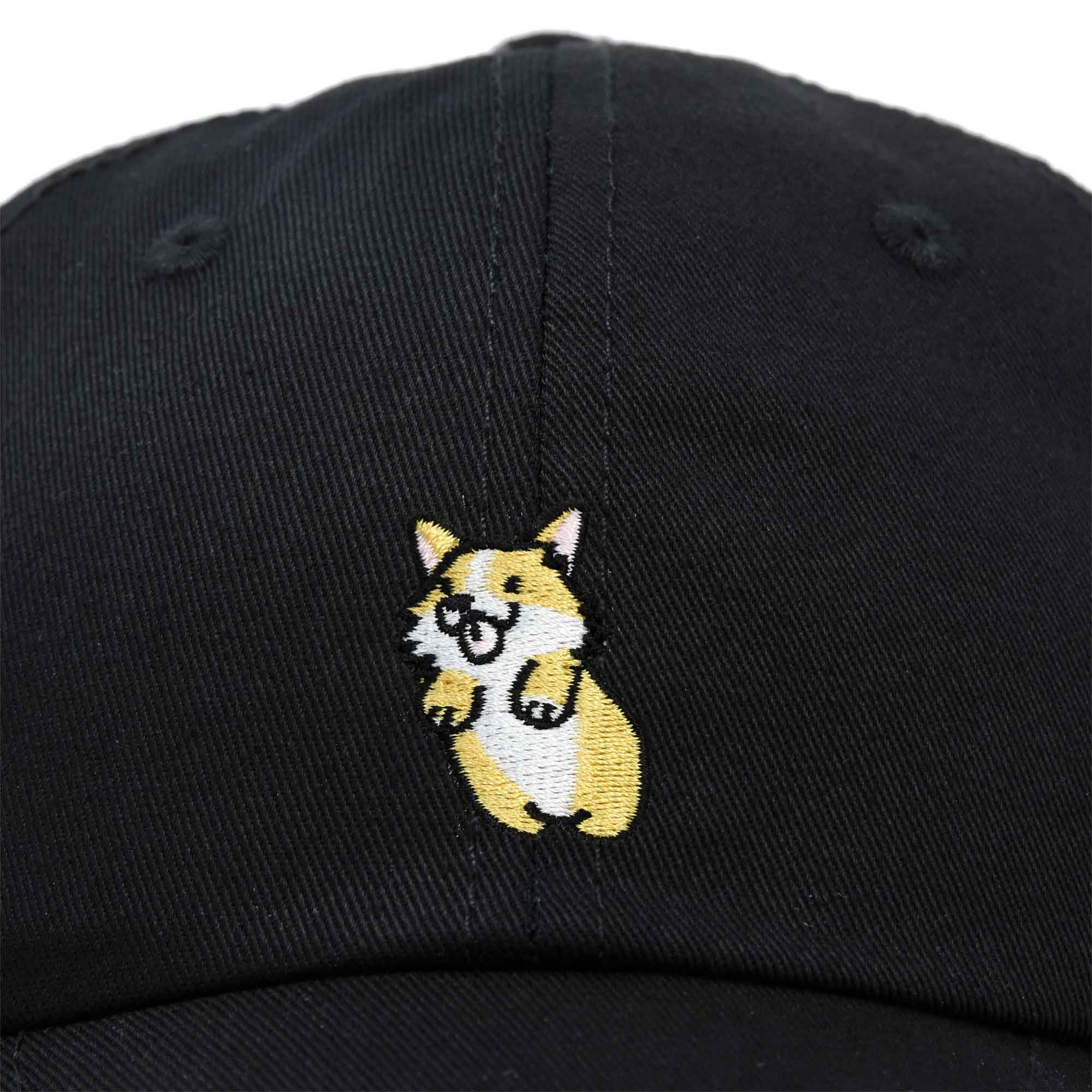 Dalix - Wholesale Baseball Cap - Women's - DALIX Cute Leaping Corgi Hat Womens Embroidered Baseball Cap1