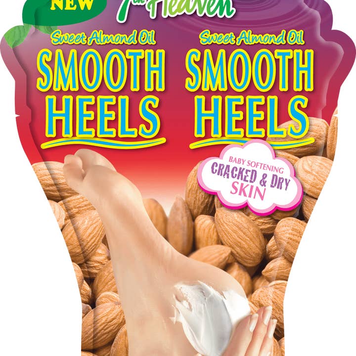 Beauty Goddess - Wholesale Foot Cream - 7th Heaven 'Smooth Heels' Nourishing Foot Balm with Sweet Almond Oil and Shea Butter to Deeply Moisturise, Smooth and Soften Cracked and Dry Feet