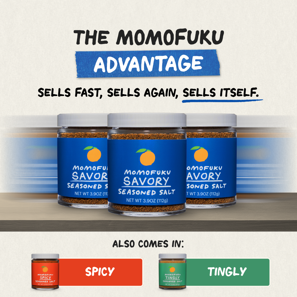 Momofuku - Wholesale Salt - Savory Seasoned Salt | Spice Blend | Stocking Stuffer | Gift1