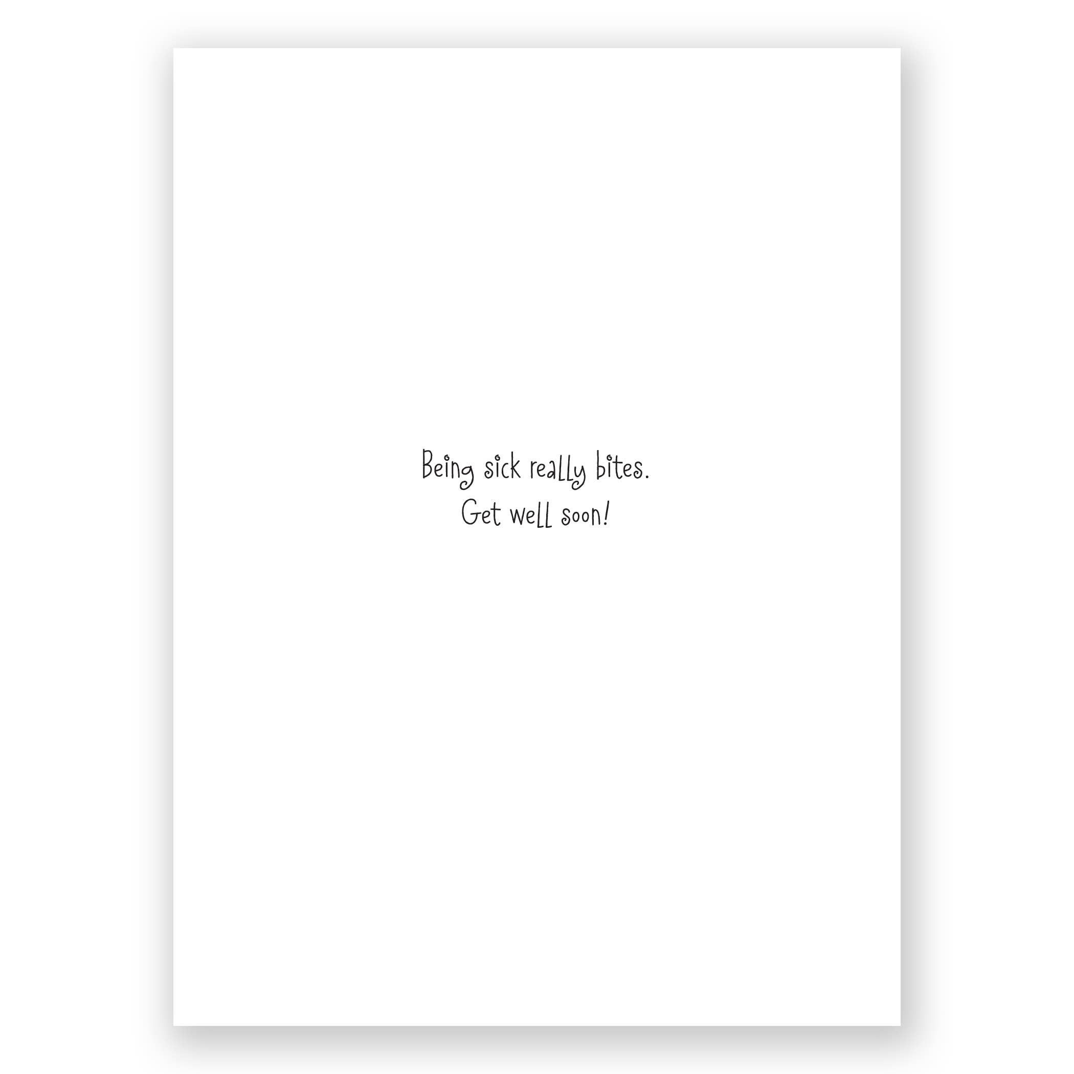 GreatArrow Graphics - Vente Carte de bon rétablissement - aller bien - être malade mord vraiment1