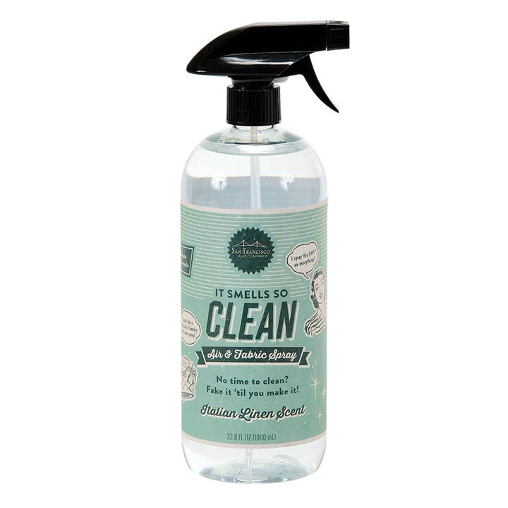 San Francisco Soap / Man Bar Soap - Wholesale Linen Spray - 33oz Italian Linen scented Linen Spray