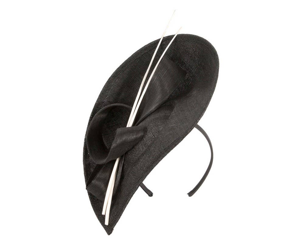 Max Alexander by Cupids Millinery Melbourne - Wholesale Fascinator Hat - Women's - Large sinamay fascinator with loops and feathers17