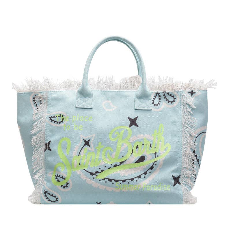 Little Trendy - Wholesale Beach Bag - Tassel large-capacity beach handbag shoulder bag5