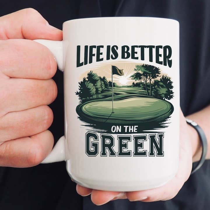 La vita è migliore sul verde. per la vendita all'ingrosso da parte di Rustic Girls