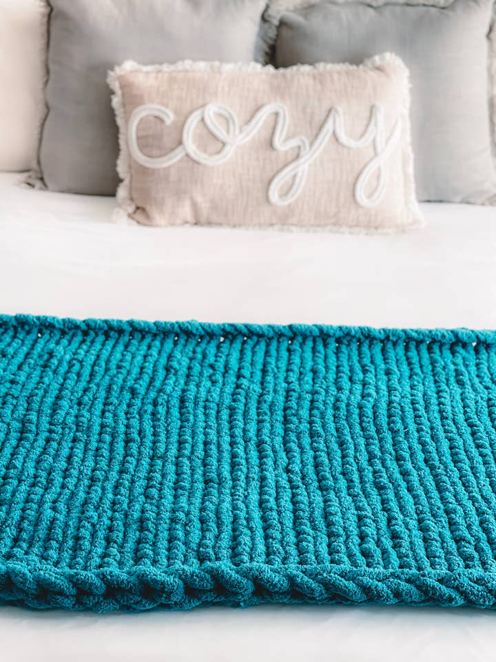 Teal Cozy Throw for wholesale by Best Cozy Throws