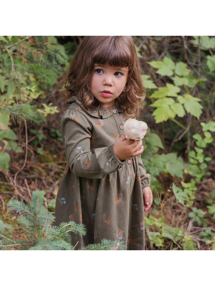 City Mouse Studio – Engroshandel Kjole - Børn – Flæsekravekjole - Lavsvampe3