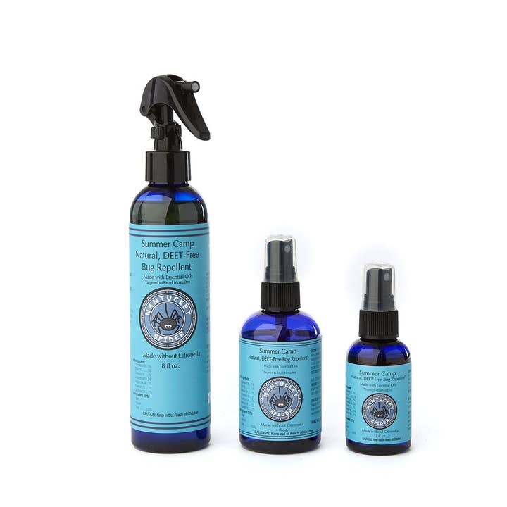 Summer Camp Natural Bug Repellent Spray for Kids for wholesale by Nantucket Spider