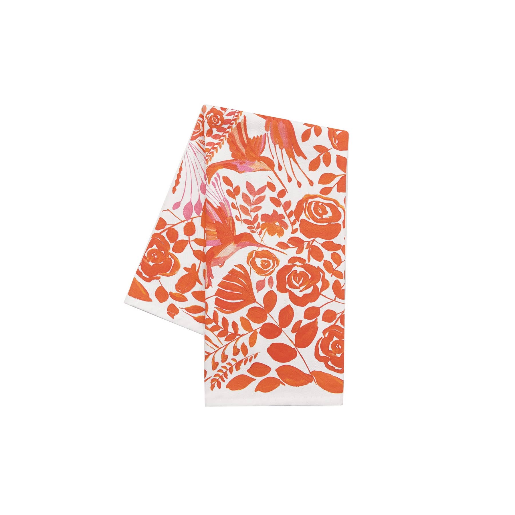 carol & frank - Wholesale Tea Towel - SALE Hummingbird Floral Kitchen Towel