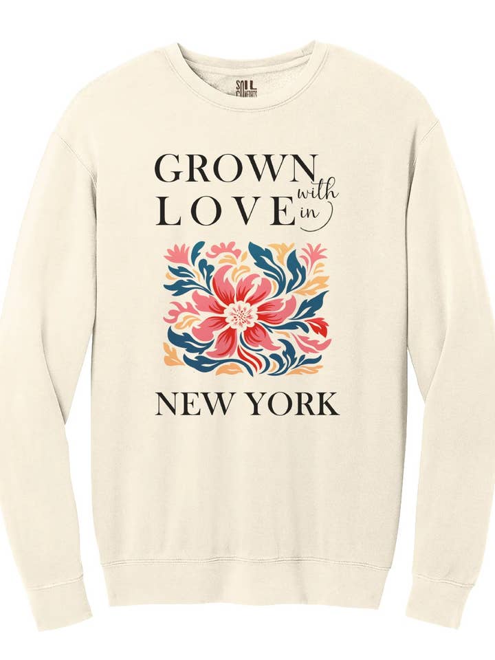 New York Matisse Bloemen Sweatshirt voor wholesale door Soil Comforts