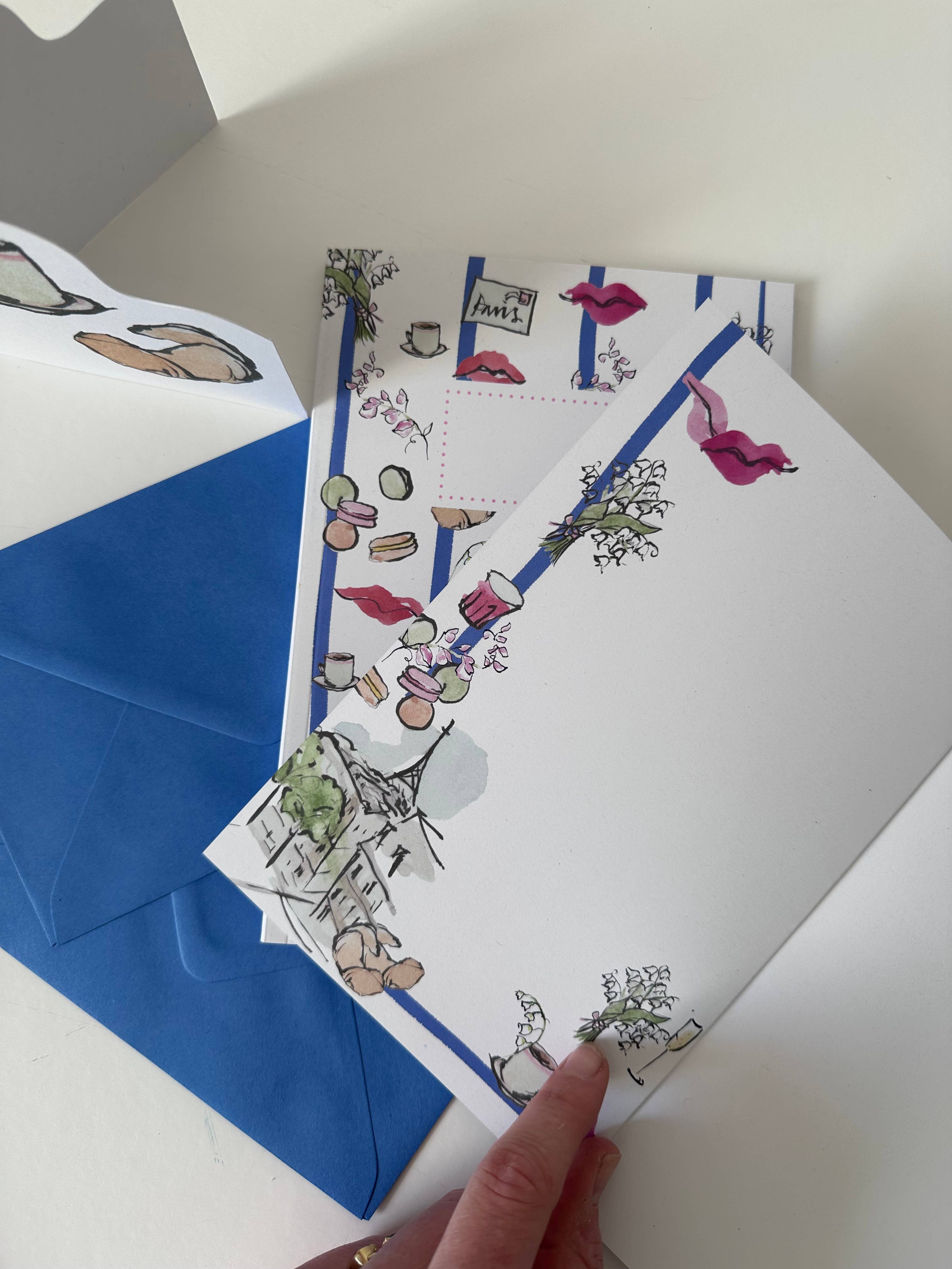 Edinburgh Letters – wholesale Notebook – 'Paris Kisses' A5 Notebook 1