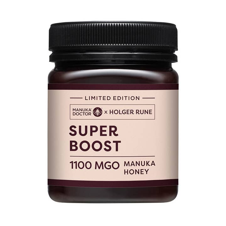 MD x Holger Rune 1100 MGO Miel de Manuka 250g pour la vente par Manuka Doctor