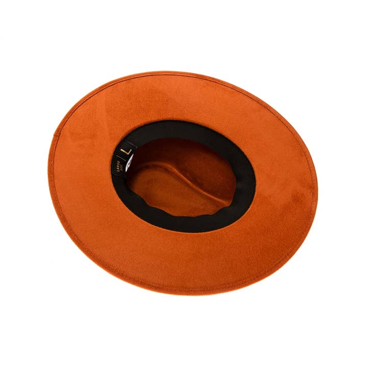 DNMC - Wholesale Fedora - Women's - Stiff Brim Rancher Hat - Premium Vegan Suede - 12+ Colors!18