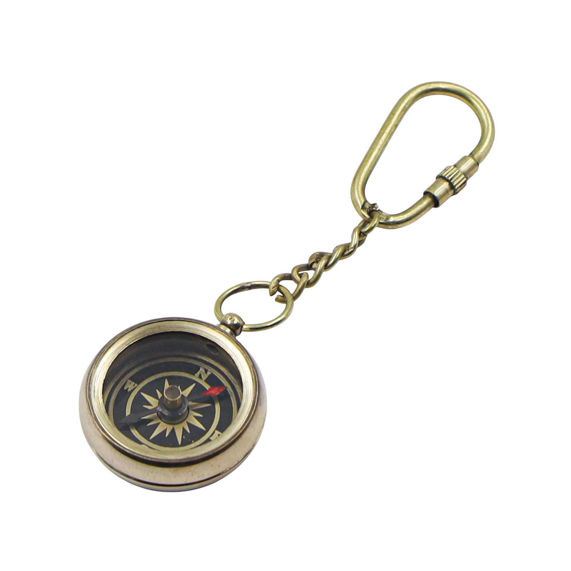 Dollond & Co. - Wholesale Keychain - Unisex - Personalised Bronze & Chrome & Brass Compass Keyring3