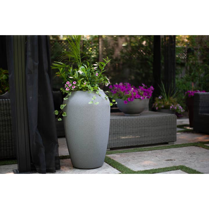 Algreen - Wholesale Planter Box - 28'' Wicker Planter7