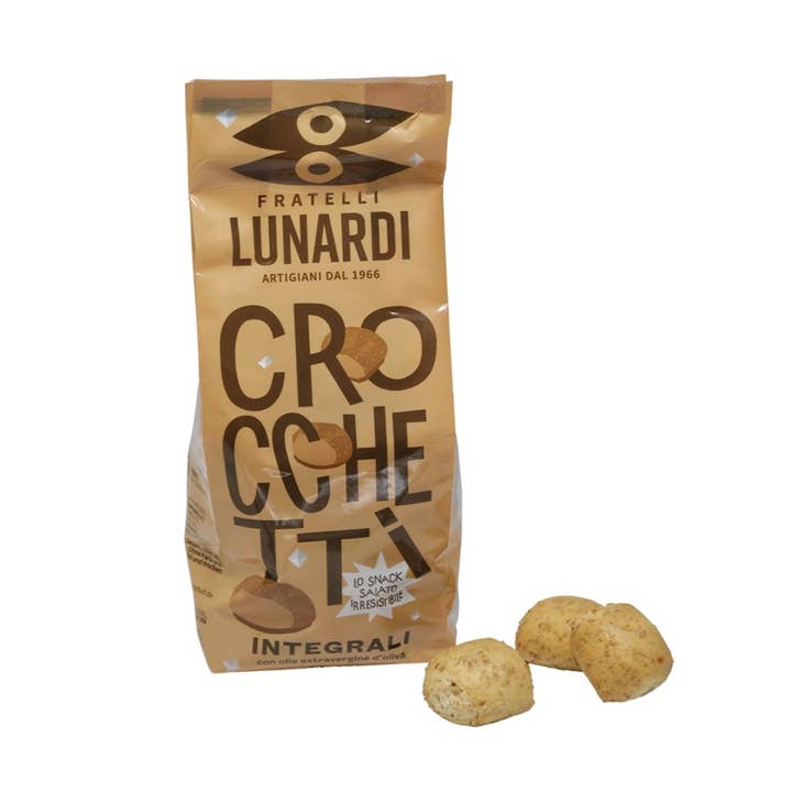 Fratelli Lunardi srl - Wholesale Crackers - CROCCHETTI - WHOLE GRAIN 80g