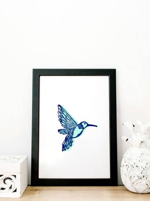 Hummingbird engraving for wholesale by Mitsou