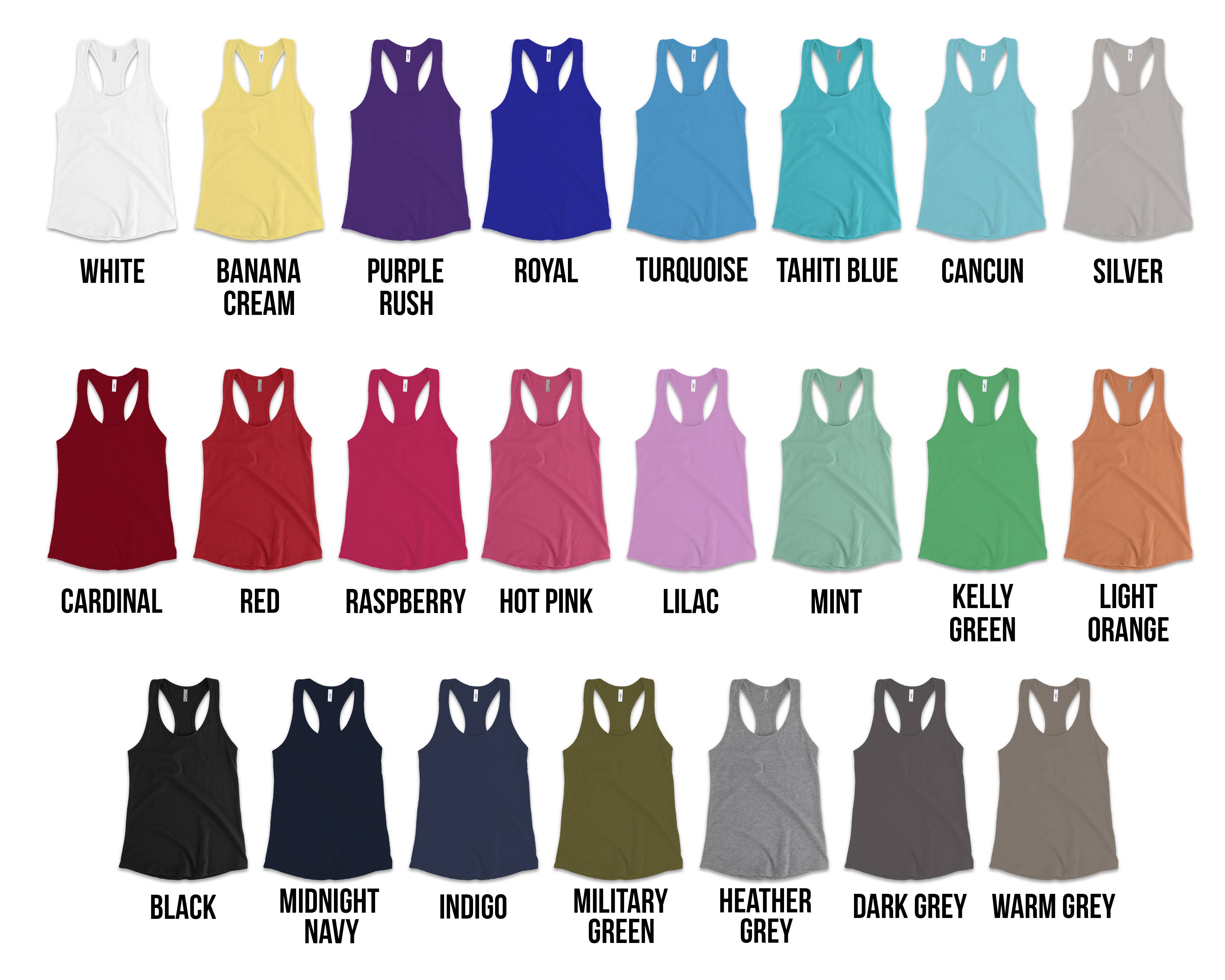 Print The Dream - Wholesale Tank Top - Women's - Next Level 1533 Racerback Tank Top1