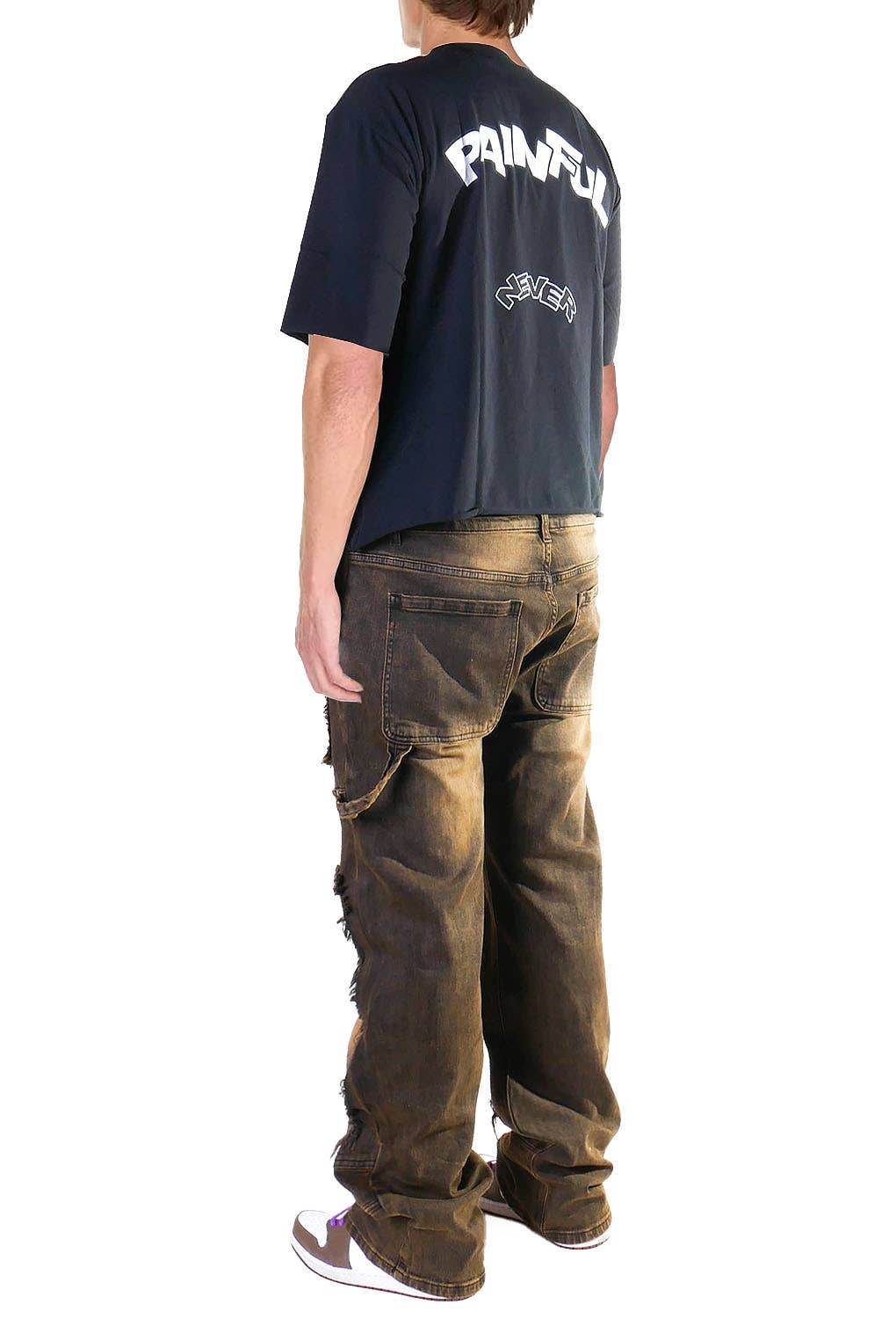 Cooper 9 - Wholesale Jeans - Men's - 507 Cross Wide Cargo Jeans Gray Wash7