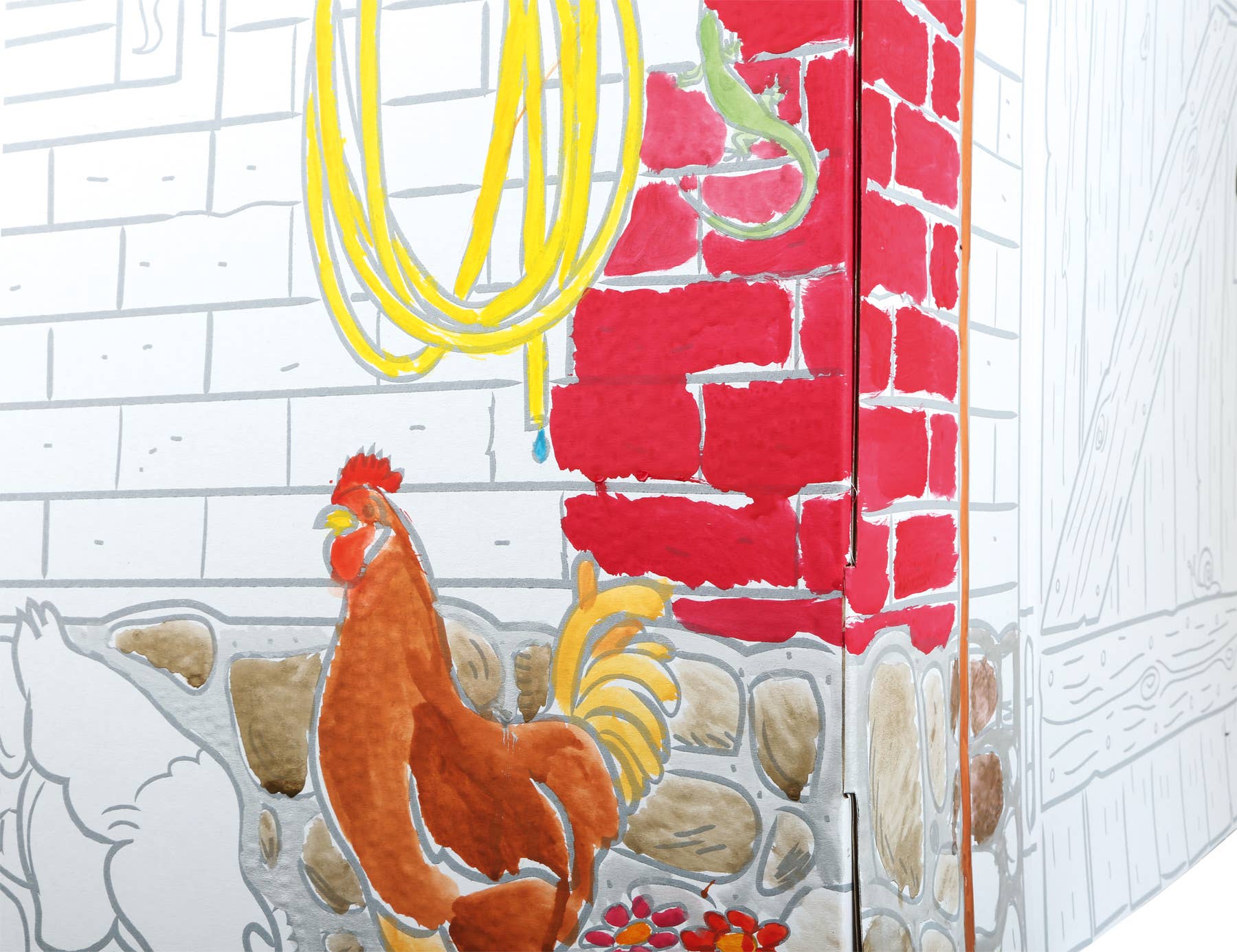 small foot - Wholesale DIY Craft Kit - Kids - Little House Cardboard Playhouse3