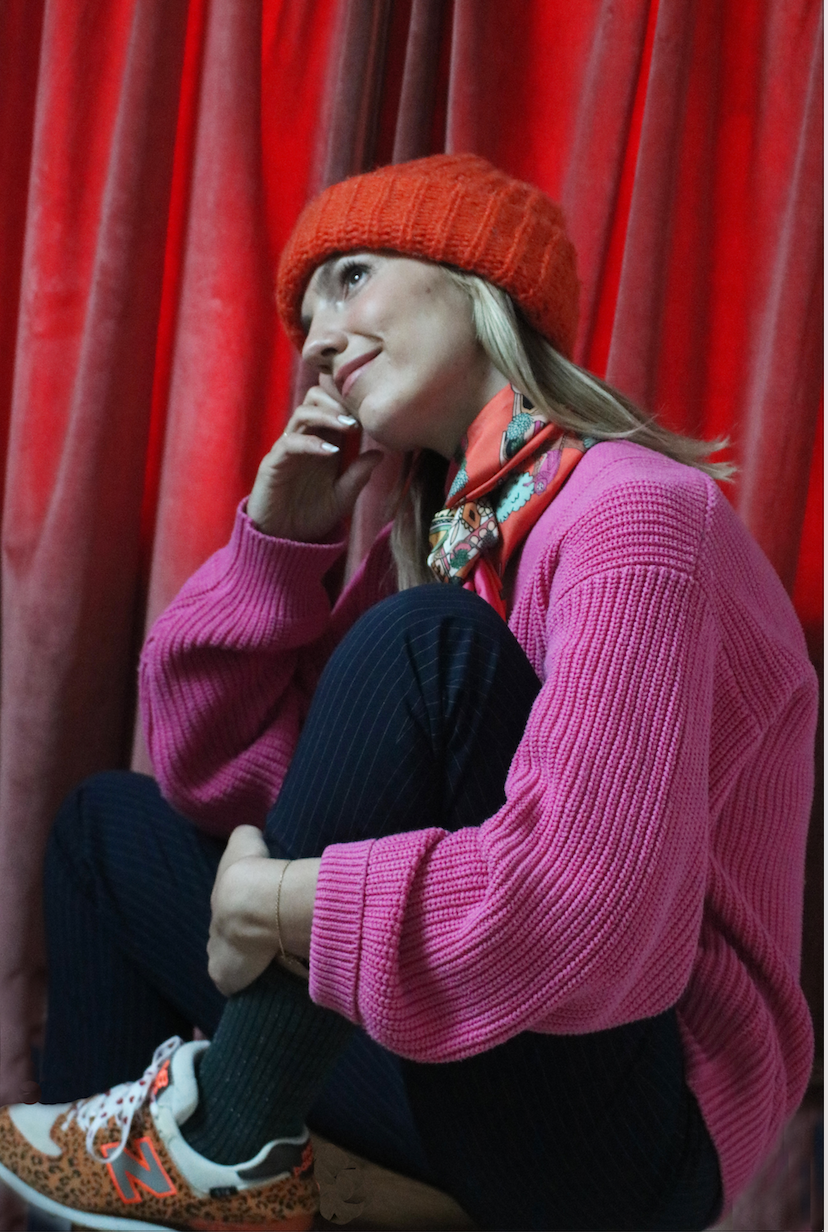 SOIE-MEME – wholesale Halsduk - Dam – Dröm Platser - Orange3