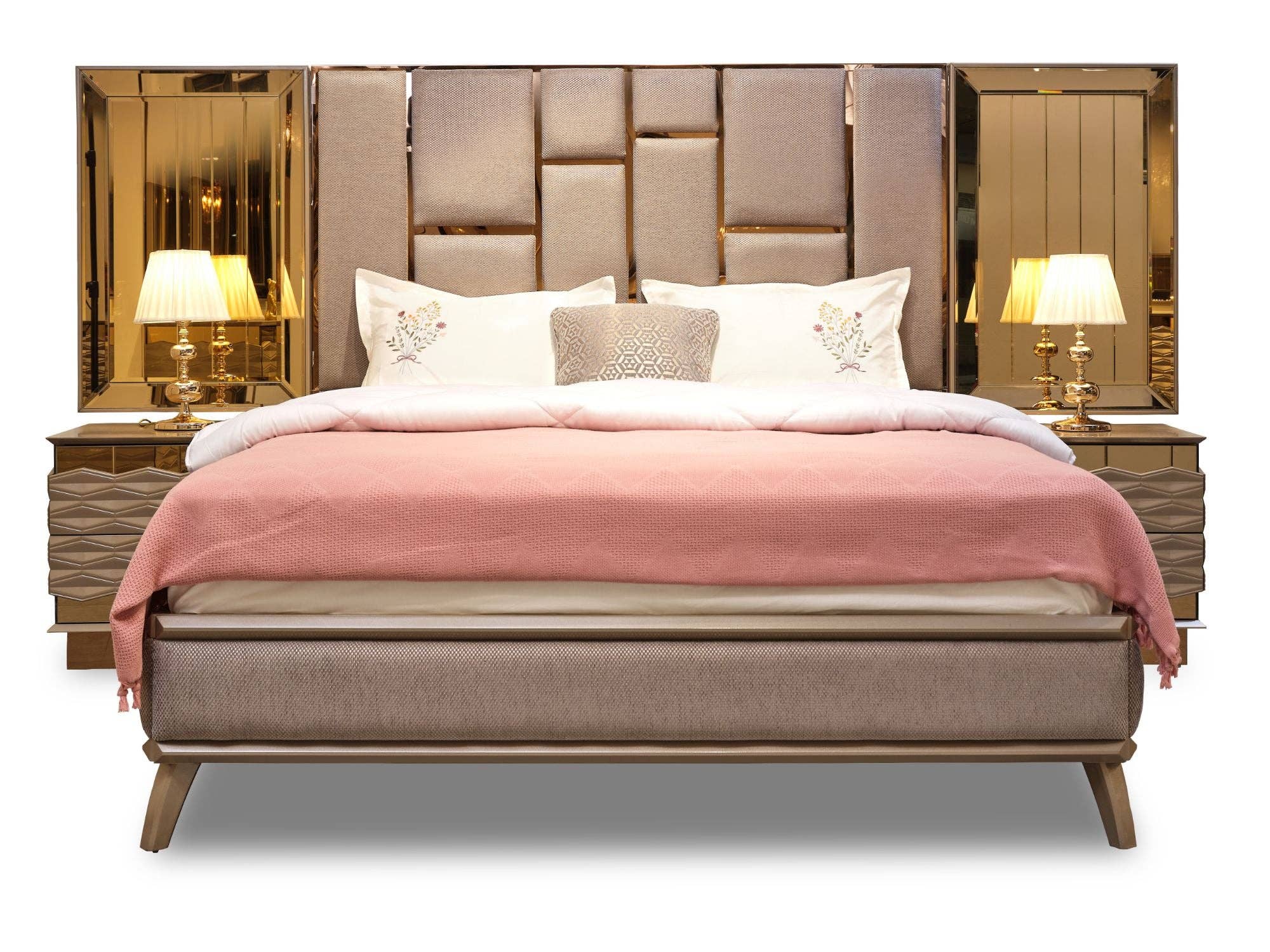 Furnia group corporation - Wholesale Bed - Elite Bed Frame With Headboard0