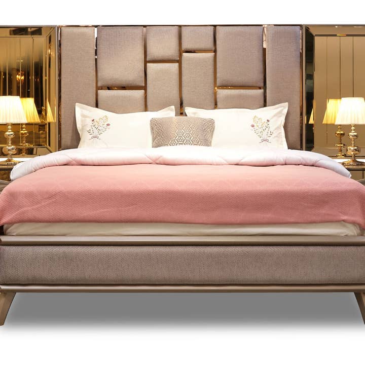 Furnia group corporation - Wholesale Bed - Elite Bed Frame With Headboard0