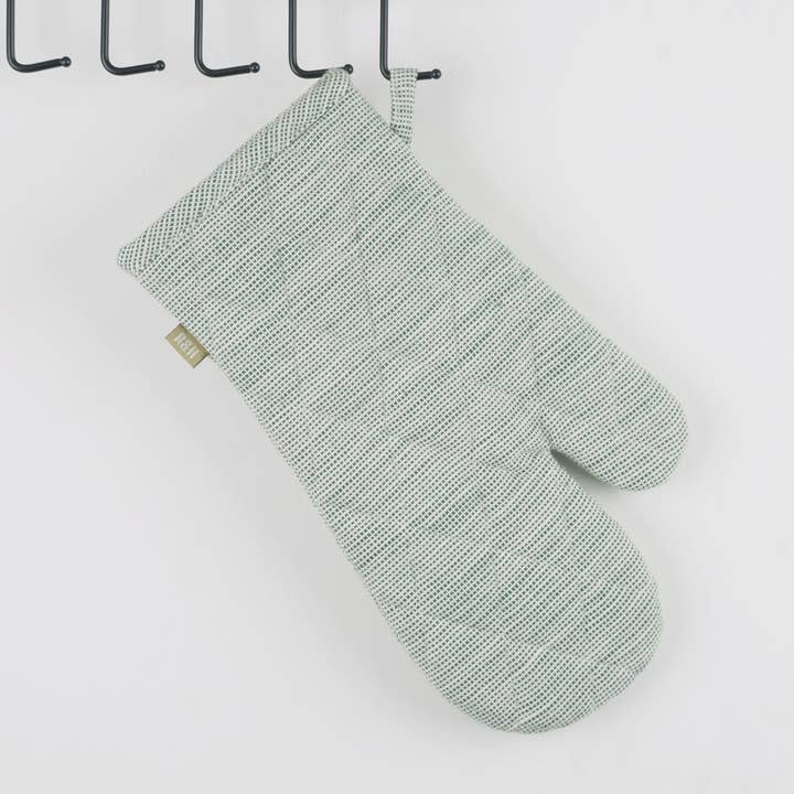 Oven Glove - Slub Chambray Green for wholesale by Raine & Humble