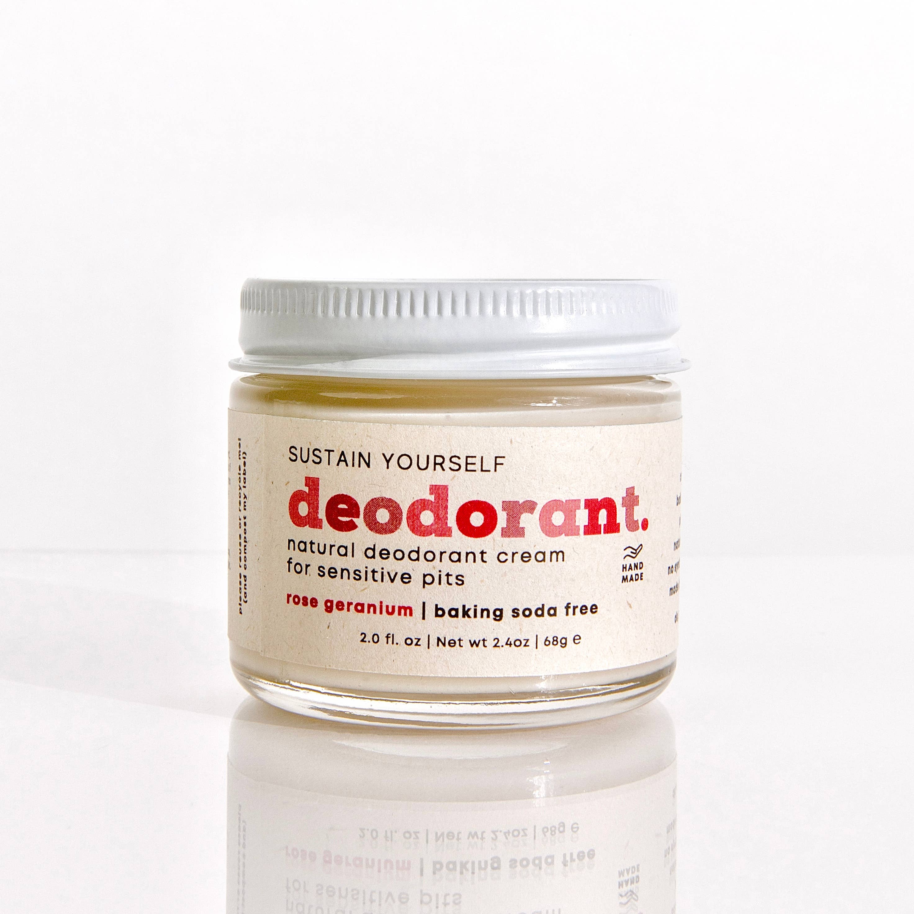 Sustain Yourself - Vente Déodorant – femme - Crème déodorante au géranium rose