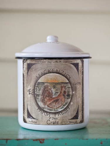 Fondant de soja Enamelware - Épices à la citrouille pour la vente par BeanTowne & Co.