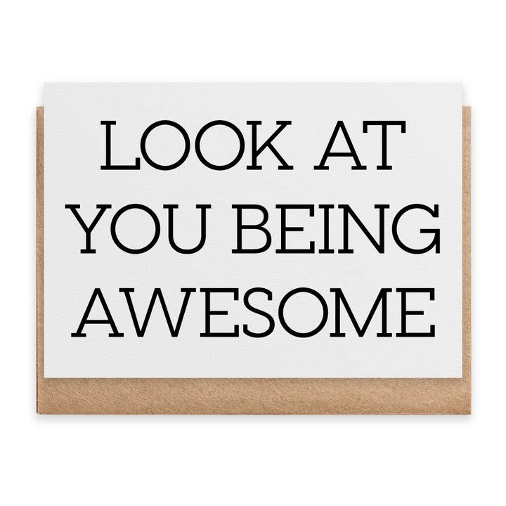 Look at You - Greeting Card for wholesale by Paisley & Parsley