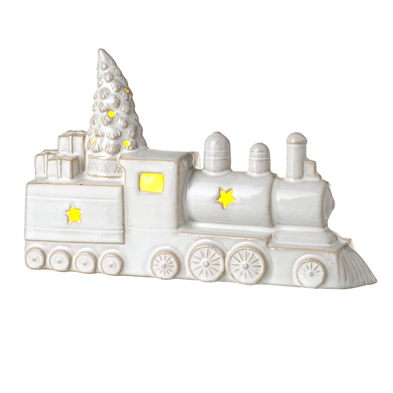 Heaven Sends – wholesale Christmas decoration – WHITE LIGHT-UP TRAIN0