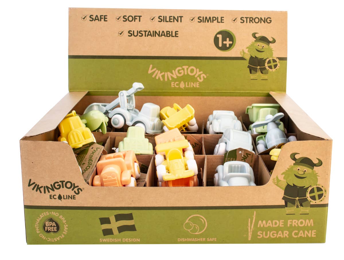 DAM - Wholesale Toy Car/Truck - Kids - Viking Toys - Eco Line FULL Display Mini Chubbies0