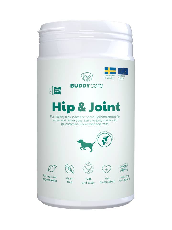 Buddy Care Hip & Joint 150 gr. para venta al por mayor de Finest Petfoods