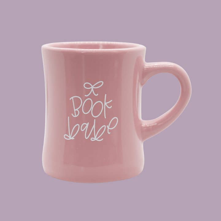 Chalkfulloflove - Wholesale Coffee Mug - "Book Babe" Mug: 10 oz (Bookish Gifts)