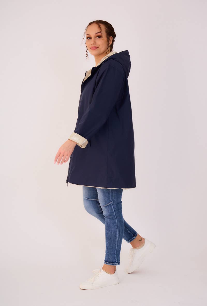 Escandelle Paris - Wholesale Parka - Women's - Mid-length reversible parka - Plus Sizes13