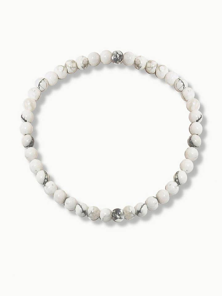 Sivalya Howlite Edelstein-Perlenarmband für den Großhandel von Sivalya
