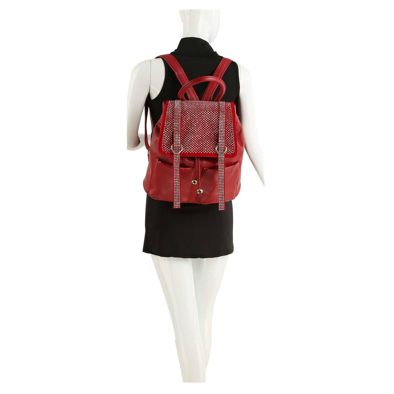 Handbag Express – wholesale Backpack – Women's – Rhinestone Accent Fashion Backpack 16