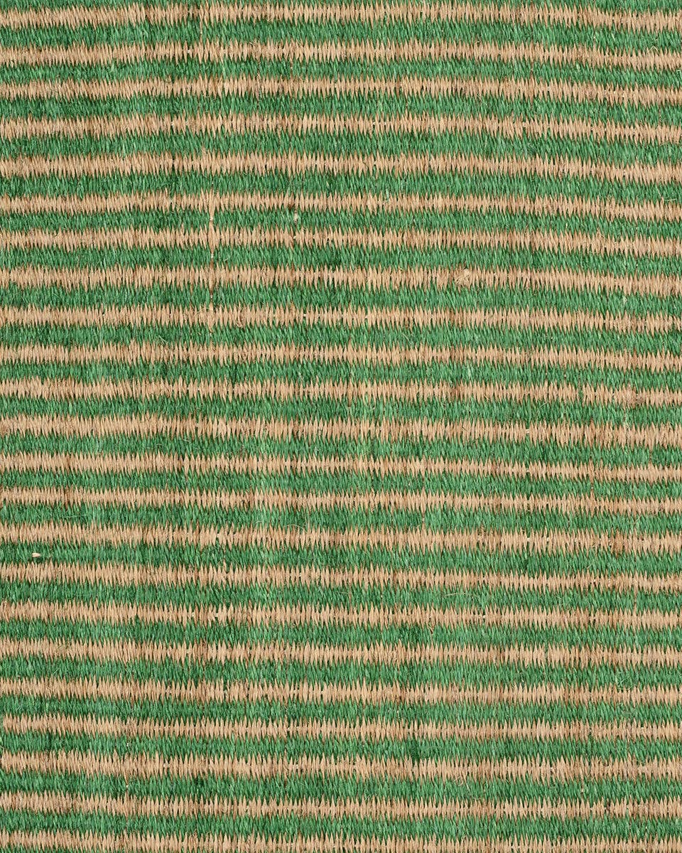 The Basket Room – wholesale Door mat – LENGO: Green & Brown Woven Sisal Doormat3