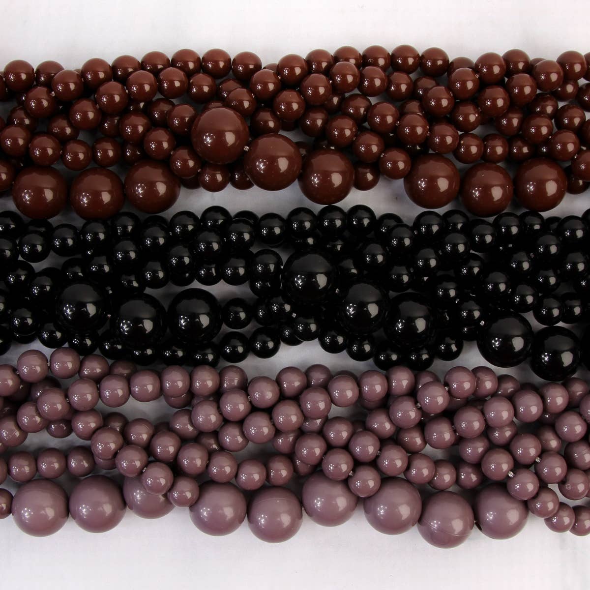 MYS Wholesale Inc - Vente Parures de bijoux - Ensemble collier ras-du-cou et boucles d'oreilles à bulles à plusieurs brins pour femmes21