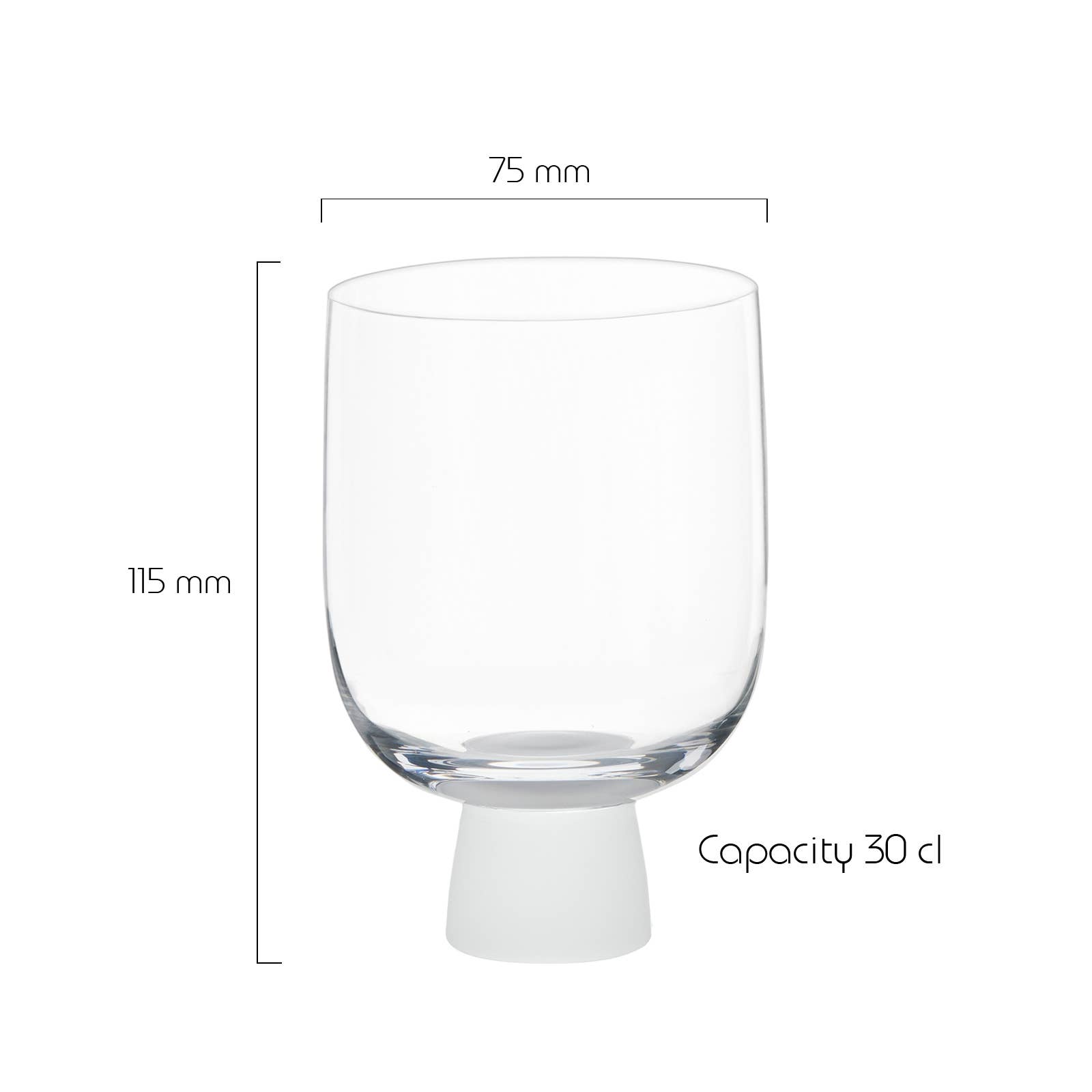 The DRH Collection BV - Wholesale Cocktail/Liquor Glass - Set of 2 Oslo DOF Tumblers Frost5