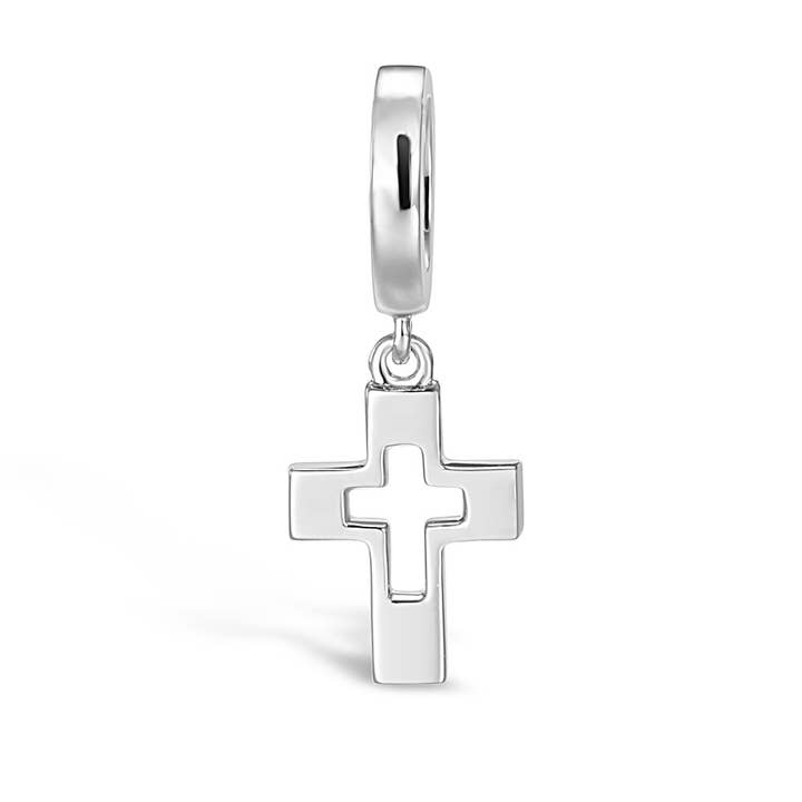 Cross Charm-Anhänger Silber für den Großhandel von CHAMOON Jewelry