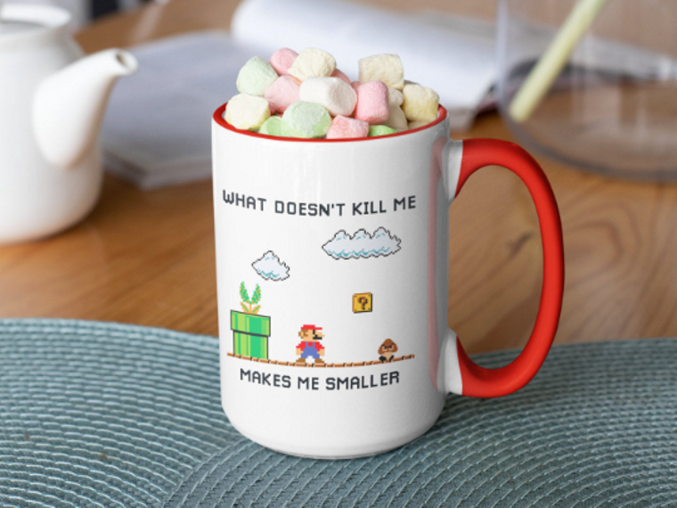 Ink Pop - Wholesale Coffee Mug - What Doesn't Kill Me Makes Me Smaller2