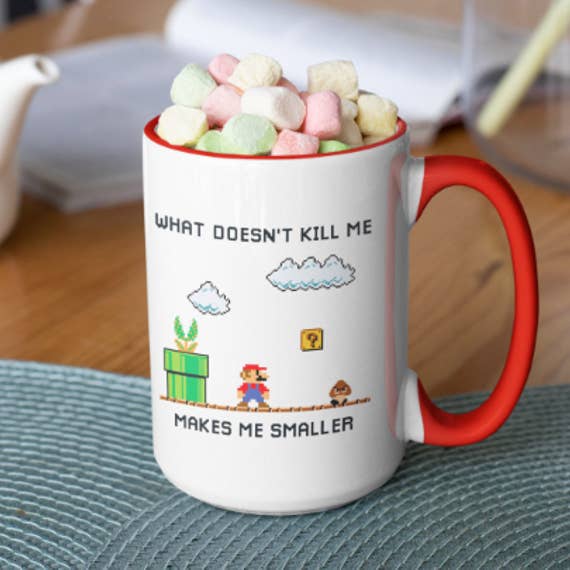 Ink Pop - Wholesale Coffee Mug - What Doesn't Kill Me Makes Me Smaller2