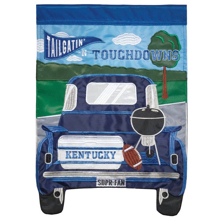 Tailgatin' In Kentucky Blue And White for wholesale by Magnolia